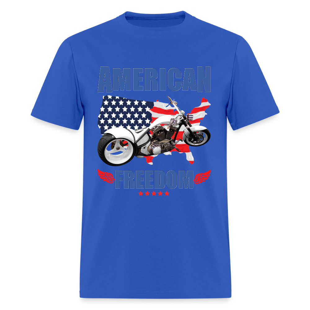 American Freedom Shirt, Motorcycle Shirt, Biker Shirt, Motorcycle Gift, Motorcycle Tshirt, Motorcycle Shirts, Motorcycle T Shirt, Biker Shirt - royal blue