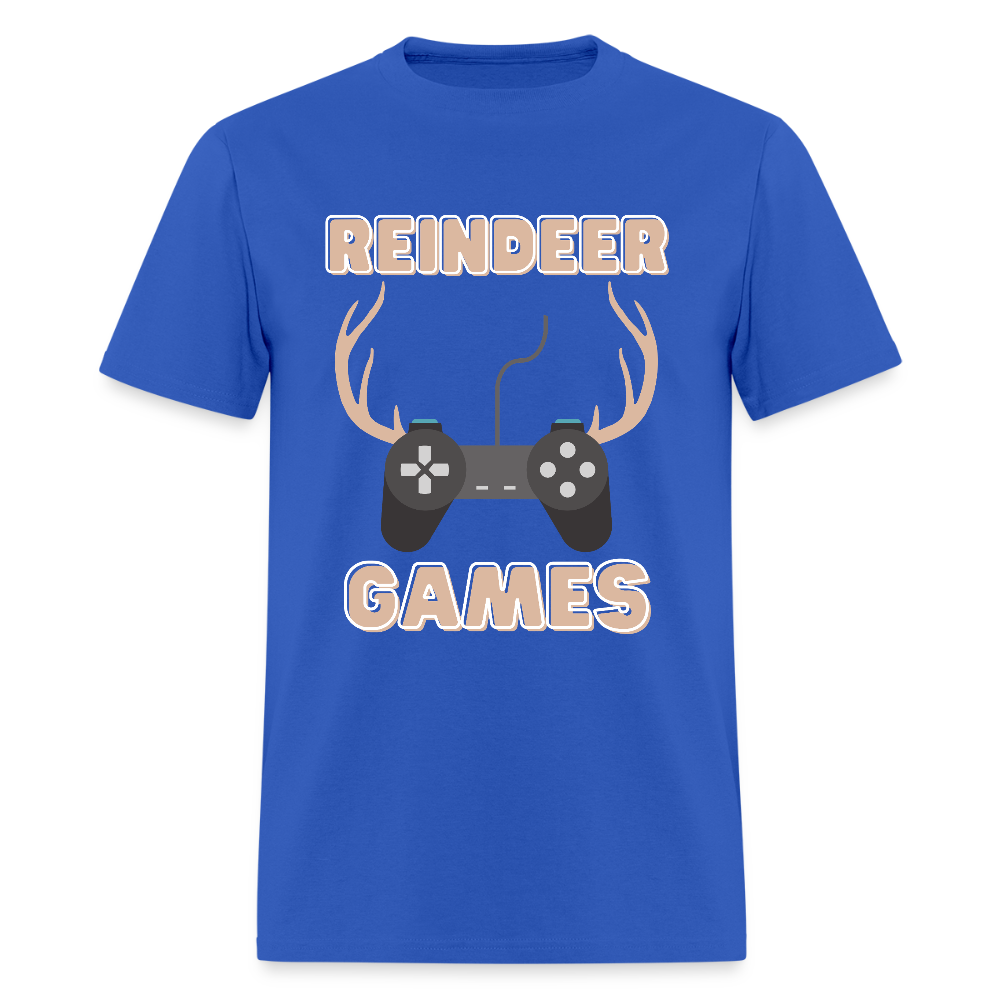 Reindeer Games Shirt, Christmas Gifts, Holiday Party, Funny Christmas Shirt, Family Christmas Shirts, Funny Holiday, Christmas Game Tee, This Guy Christmas Shirt - royal blue