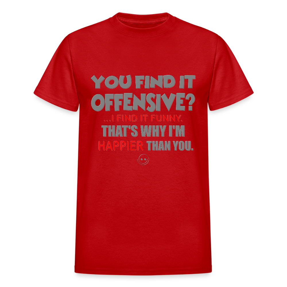 You Find It Offensive Shirt, Offensive Shirt, Adult Humor, Offensive SVG, Offensive T-Shirt, Insult Shirt, Funny Shirt, Fuck You, Funny Sayings, Gift For Him, Gift For Her, Offensive T Shirt, Gift For Dad - red