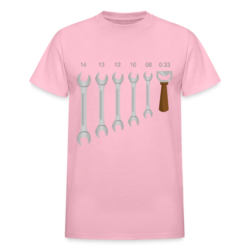 Mechanic Shirt, Wrench Shirt, Handyman Gift, Sarcastic Shirt, Tools Shirt, Dad Gift, Engineer Gift, Car Shirt, Bottle Opener Shirt, Gifts For Him, - light pink