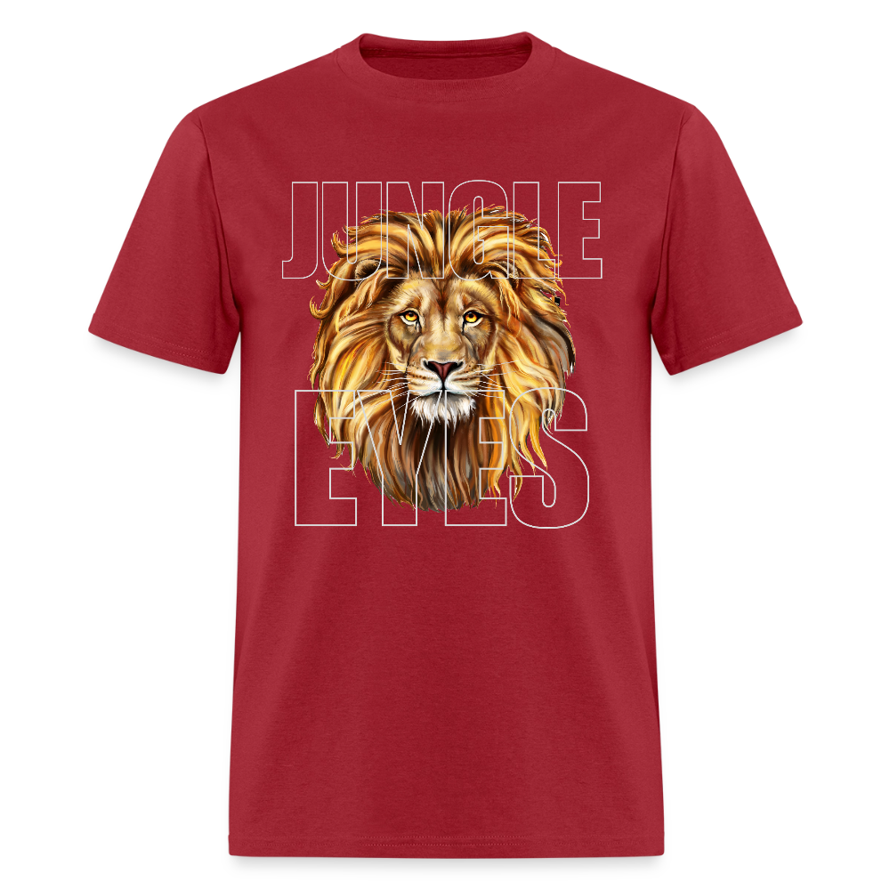Jungle Eyes Shirt, Lion Shirt, King Of The Jungle, Animal Lover Shirt, Hungry Eyes Shirt, Animal Shirt, Animal Tee, Lion Tshirt, Jungle Shirt - dark red