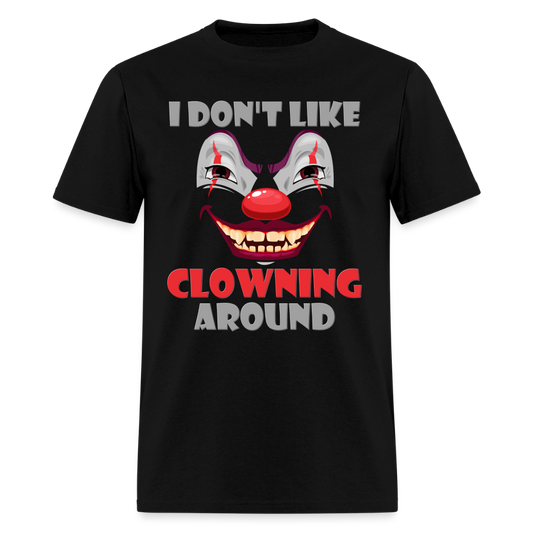 Art The Clown, Scary, Spooky, I Don't Like Clowning Around, Halloween Horror, Massacre, Clown, Party, Balloons - black