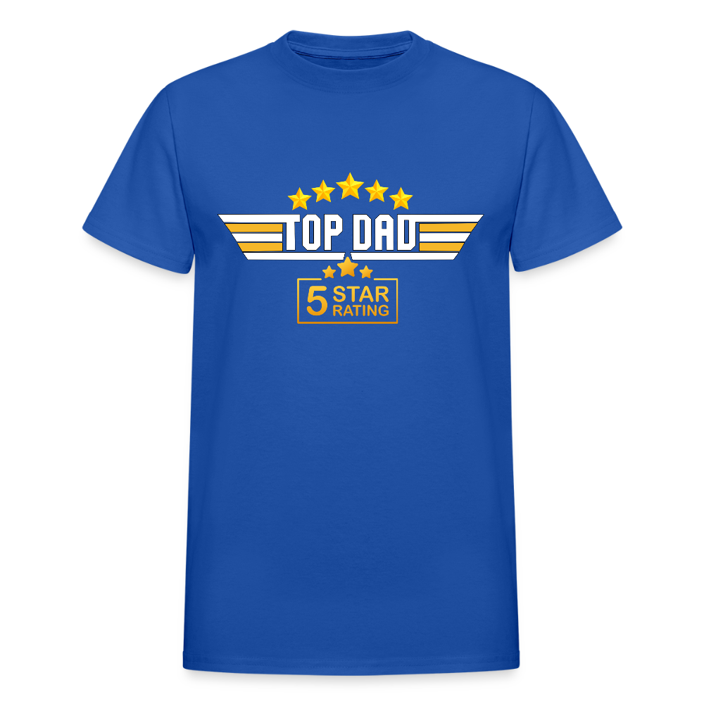 Gift For Husband, Gift For Dad, Fathers Day Gift, Top Dad Shirt, Top Dad T-Shirt, Funny Dad Shirt, Best Dad Shirt, Fathers Day Gift Idea - royal blue