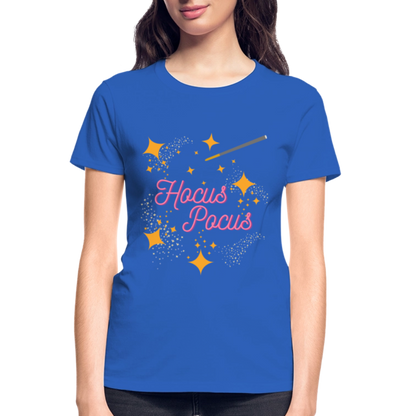 Hocus Pocus, Halloween, Witches, Witch, Sanderson sisters, Movies, Spell, Winifred, Winifred Sanderson, Fall, Funny, i put a spell on you, Mary Sanderson, movie, October, Women's V-Neck T-Shirt. - royal blue