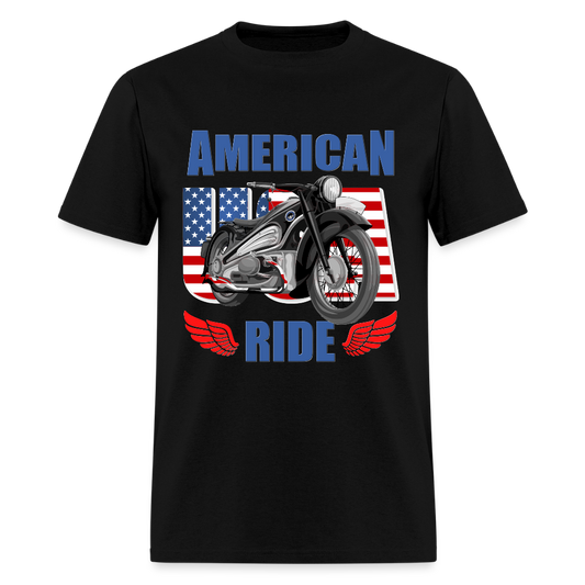 Motorcycle Gift, American Ride Shirt, Motorcycle Shirt, Biker Shirt, Motorcycle Tshirt, Motorcycle Shirts, Motorcycle T Shirt, Biker Shirts - black