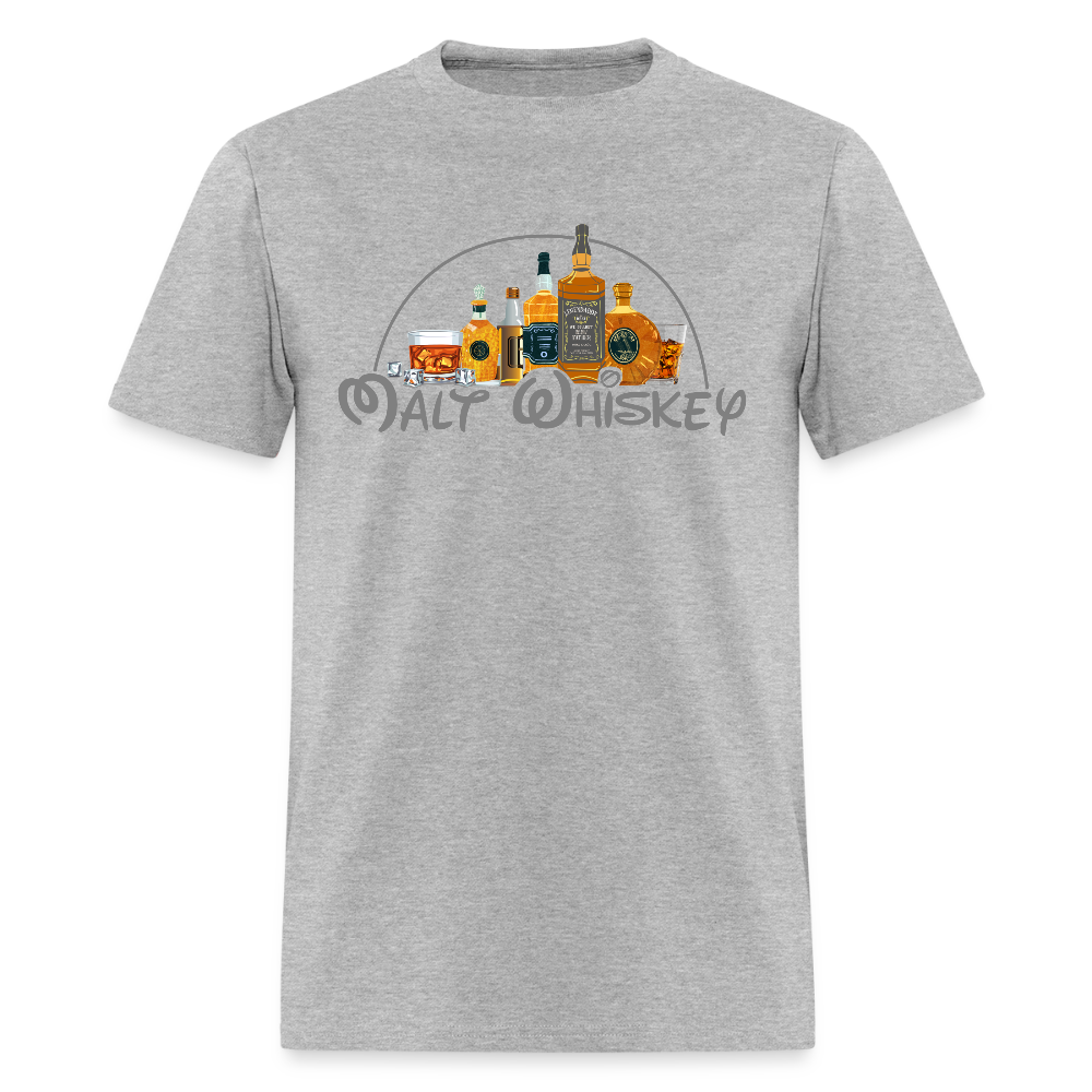 Funny Dad Shirt, Malt Whiskey Shirt, Whiskey Dad Shirt, Disney Alcohol Bar Shirt, Birthday Gift For Him Her, Fathers Day Gifts - heather gray