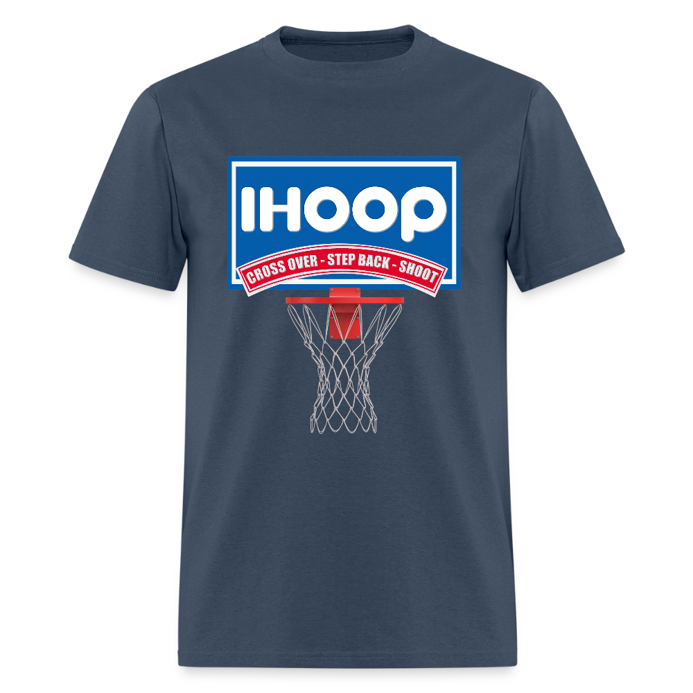 Basketball Shirt, Basketball Shirt SVG, IHOOP, Cross Over, Step Back, Shoot, Basketball Player, Basketball Mom, Basketball Dad, Basketball Clipart, Basketball PNG, IHO -  blue dusk