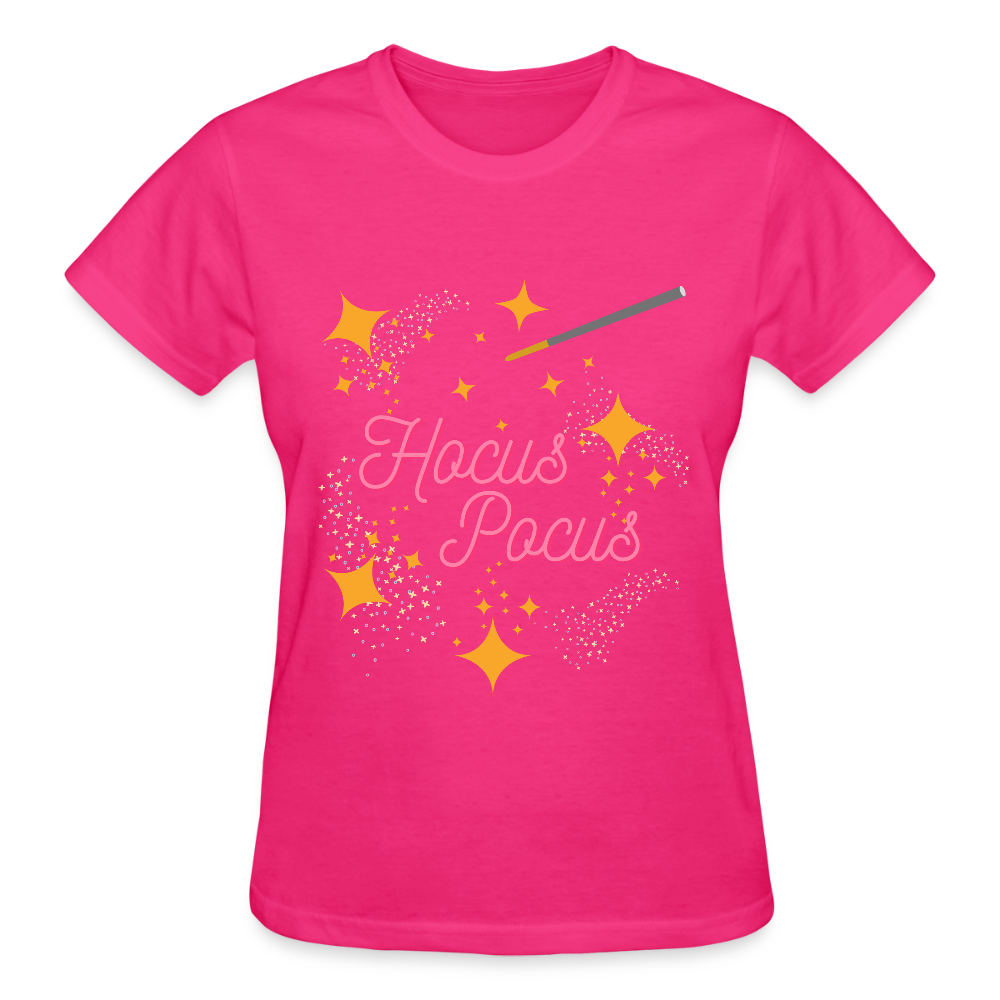 Hocus Pocus, Halloween, Witches, Witch, Sanderson sisters, Movies, Spell, Winifred, Winifred Sanderson, Fall, Funny, i put a spell on you, Mary Sanderson, movie, October, Women's V-Neck T-Shirt. - fuchsia
