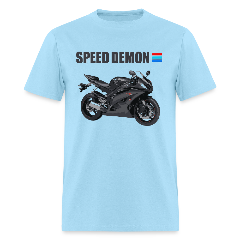 Motorcycle Shirt, Biker Shirt, Motorcycle Gift, Speed Demon Shirt, Motorcycle Tshirt, Motorcycle T Shirt, Racing Shirt, Sports Bike Shirt, - powder blue
