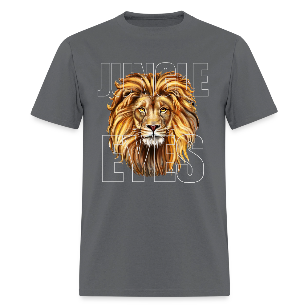 Jungle Eyes Shirt, Lion Shirt, King Of The Jungle, Animal Lover Shirt, Hungry Eyes Shirt, Animal Shirt, Animal Tee, Lion Tshirt, Jungle Shirt - charcoal