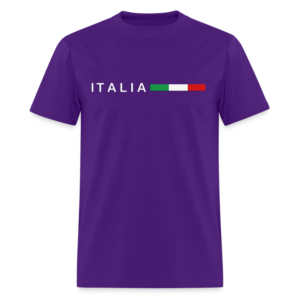 Italy Gift T-Shirt, Italia T-Shirt, Italian Flag shirt, Italian Gift Idea, Italy T-shirt, Great Gift for Dad, Birthday Gift idea, Father Day Gift, Mothers Day Gift, Gift For Him, Gift For Her, Italy Gift Idea - purple
