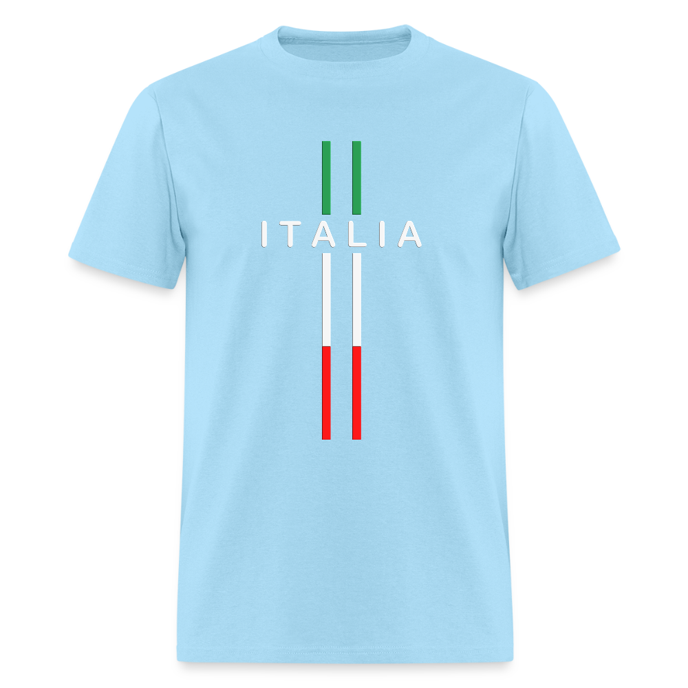 Italia Style Shirt, Italia T-Shirt, Italian Flag shirt, Italian Gift Idea, Italy T-shirt, Great Gift for Dad, Birthday Gift idea, Father Day Gift, Mothers Day Gift, Gift For Him, Gift For Her, Italy Gift Idea - powder blue
