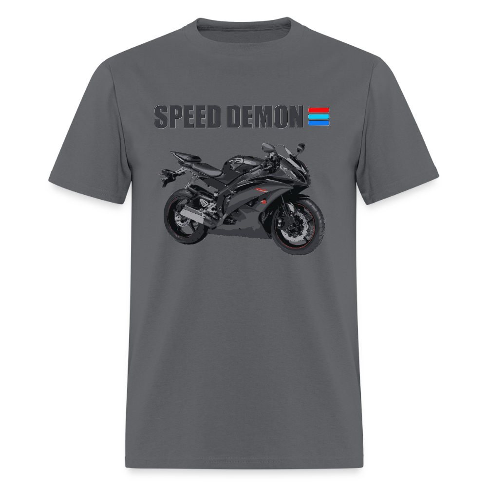 Motorcycle Shirt, Biker Shirt, Motorcycle Gift, Speed Demon Shirt, Motorcycle Tshirt, Motorcycle T Shirt, Racing Shirt, Sports Bike Shirt, - charcoal