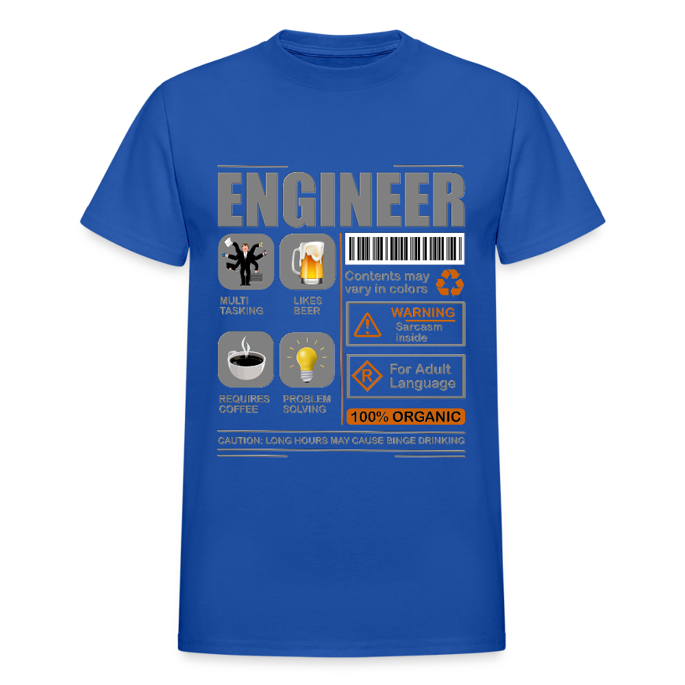 Engineering Shirt, Engineering Gift, Funny Cool Shirt, Student Engineering Shirt, Engineer Lover Shirt, Mechanic Gift Idea T-Shirt - royal blue