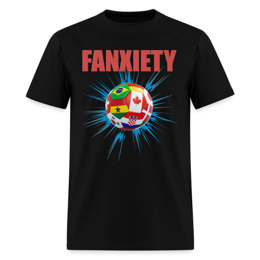 Fanxiety Shirt, Faniety, Soccer Fan Shirt, North American World Cup, World Cup 2026, Soccer Shirt, World Cup, Football Shirt, 2026 World Cup Shirt, Game Day Shirt, World Cup Trophy - black