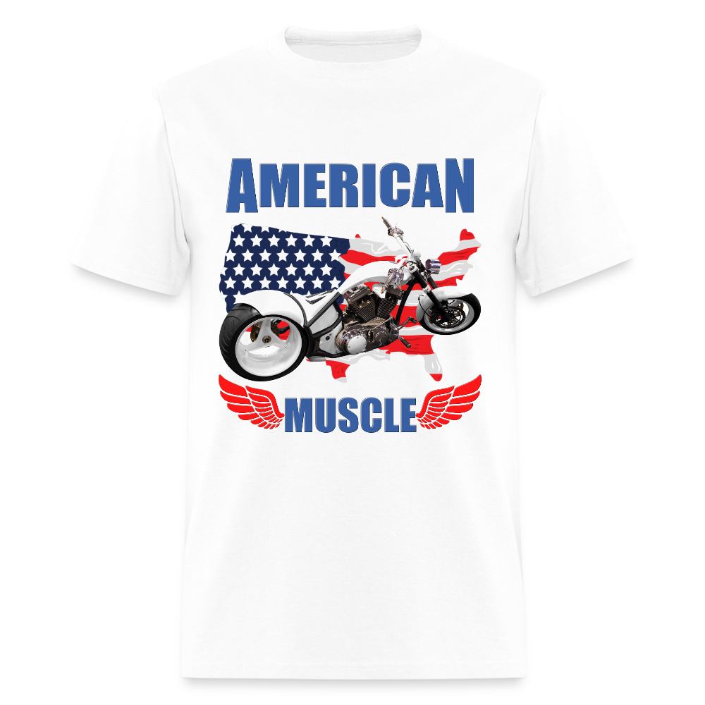American Muscle Shirt, Motorcycle Shirt, Biker Shirt, Motorcycle Gift, Motorcycle Tshirt, Motorcycle Shirts, Motorcycle T Shirt, Biker Shirts - white
