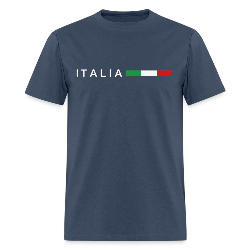Italy Gift T-Shirt, Italia T-Shirt, Italian Flag shirt, Italian Gift Idea, Italy T-shirt, Great Gift for Dad, Birthday Gift idea, Father Day Gift, Mothers Day Gift, Gift For Him, Gift For Her, Italy Gift Idea -  blue dusk