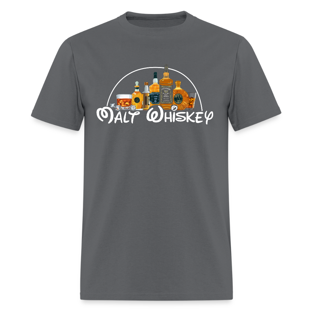 Malt Whiskey Shirt, Funny Dad Shirt, Whiskey Dad Shirt, Disney Alcohol Shirt, Disney Shirt, Birthday Gift For Him Her, Fathers Day Gifts - charcoal