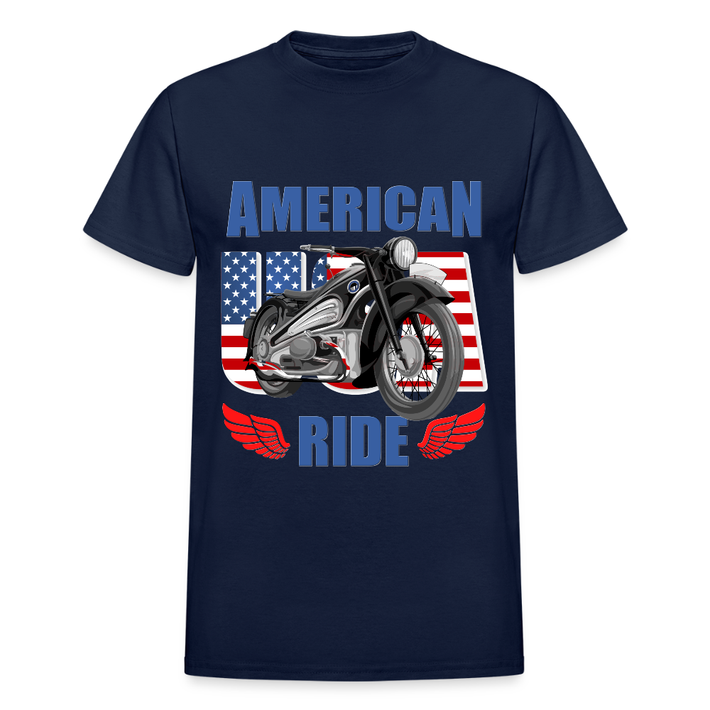 Motorcycle Gift, American Ride Shirt, Motorcycle Shirt, Biker Shirt, Motorcycle Tshirt, Motorcycle Shirts, Motorcycle T Shirt, Biker Shirts - navy