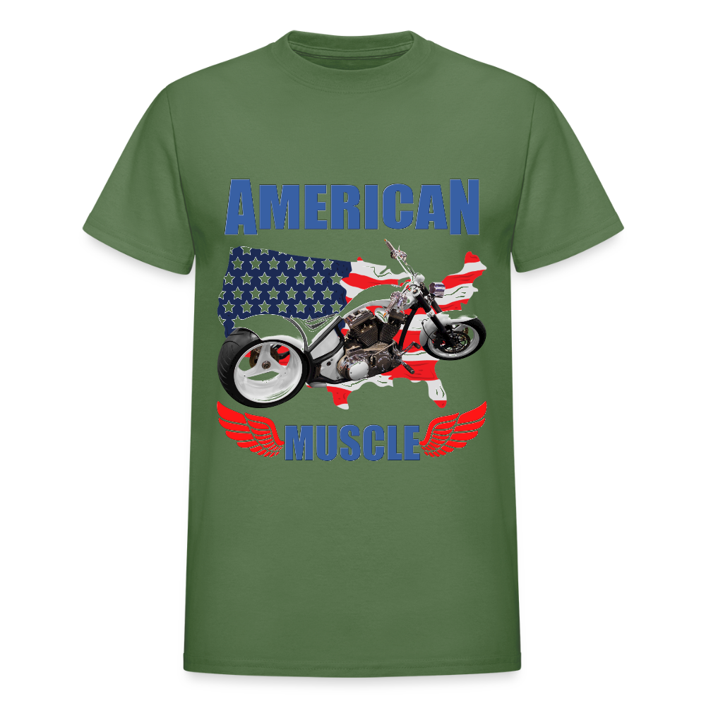 American Muscle Shirt, Motorcycle Shirt, Biker Shirt, Motorcycle Gift, Motorcycle Tshirt, Motorcycle Shirts, Motorcycle T Shirt, Biker Shirts - military green