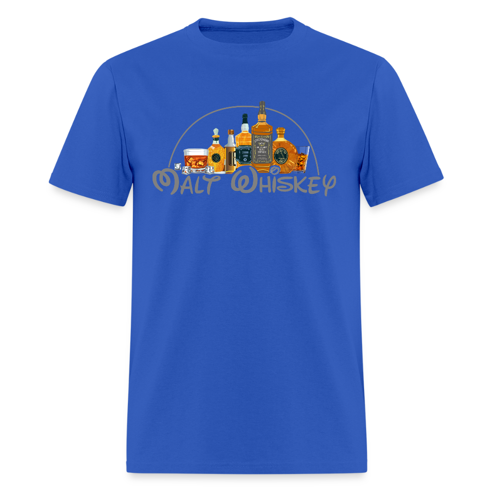 Funny Dad Shirt, Malt Whiskey Shirt, Whiskey Dad Shirt, Disney Alcohol Bar Shirt, Birthday Gift For Him Her, Fathers Day Gifts - royal blue