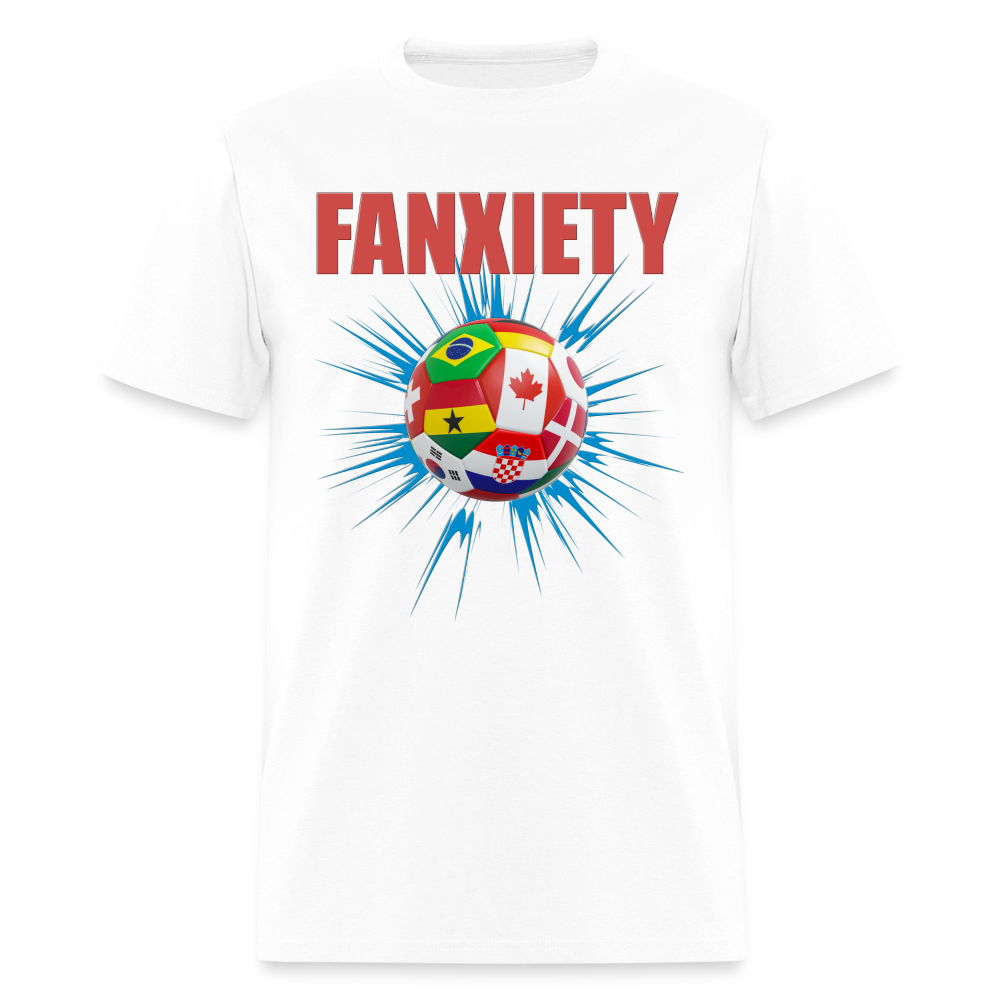 Fanxiety Shirt, Faniety, Soccer Fan Shirt, North American World Cup, World Cup 2026, Soccer Shirt, World Cup, Football Shirt, 2026 World Cup Shirt, Game Day Shirt, World Cup Trophy - white
