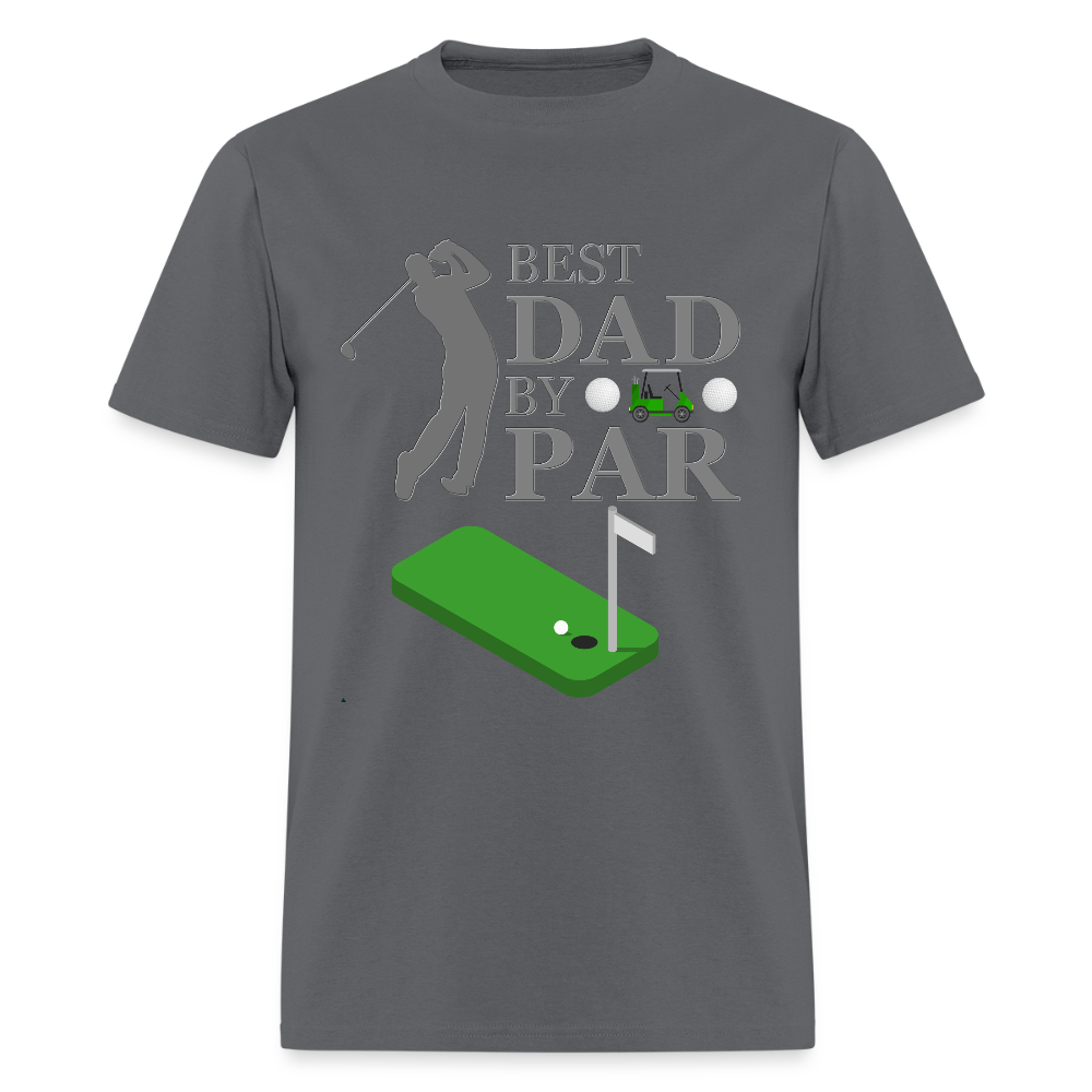 Best Dad By, Par Golfer Dad, Worlds Best Golf, Golfer, Golf, Golf Dad Birthday, Golf Dad Gifts, Golf Dad Shirt, Golf Dad Present, - charcoal