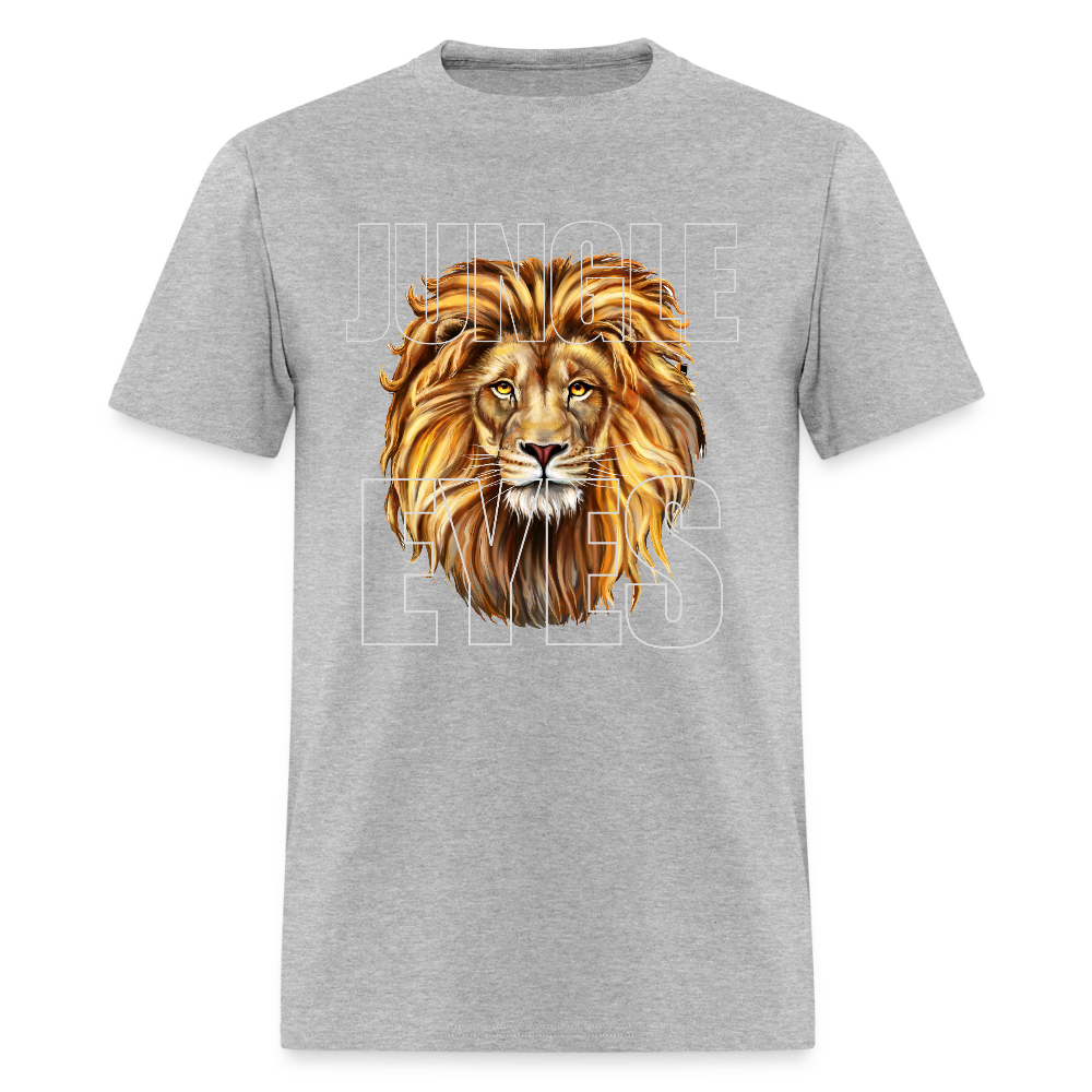 Jungle Eyes Shirt, Lion Shirt, King Of The Jungle, Animal Lover Shirt, Hungry Eyes Shirt, Animal Shirt, Animal Tee, Lion Tshirt, Jungle Shirt - heather gray