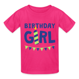 Birthday Girl, Girl, The Girl, Girl Shirt, Birthday Girl Shirt, Birthday Girl svg, The Birthday Girl, Birthday Girl Tee, Happy Birthday Girl, One Happy Birthday Girl, The Birthday Girl Shirts - fuchsia