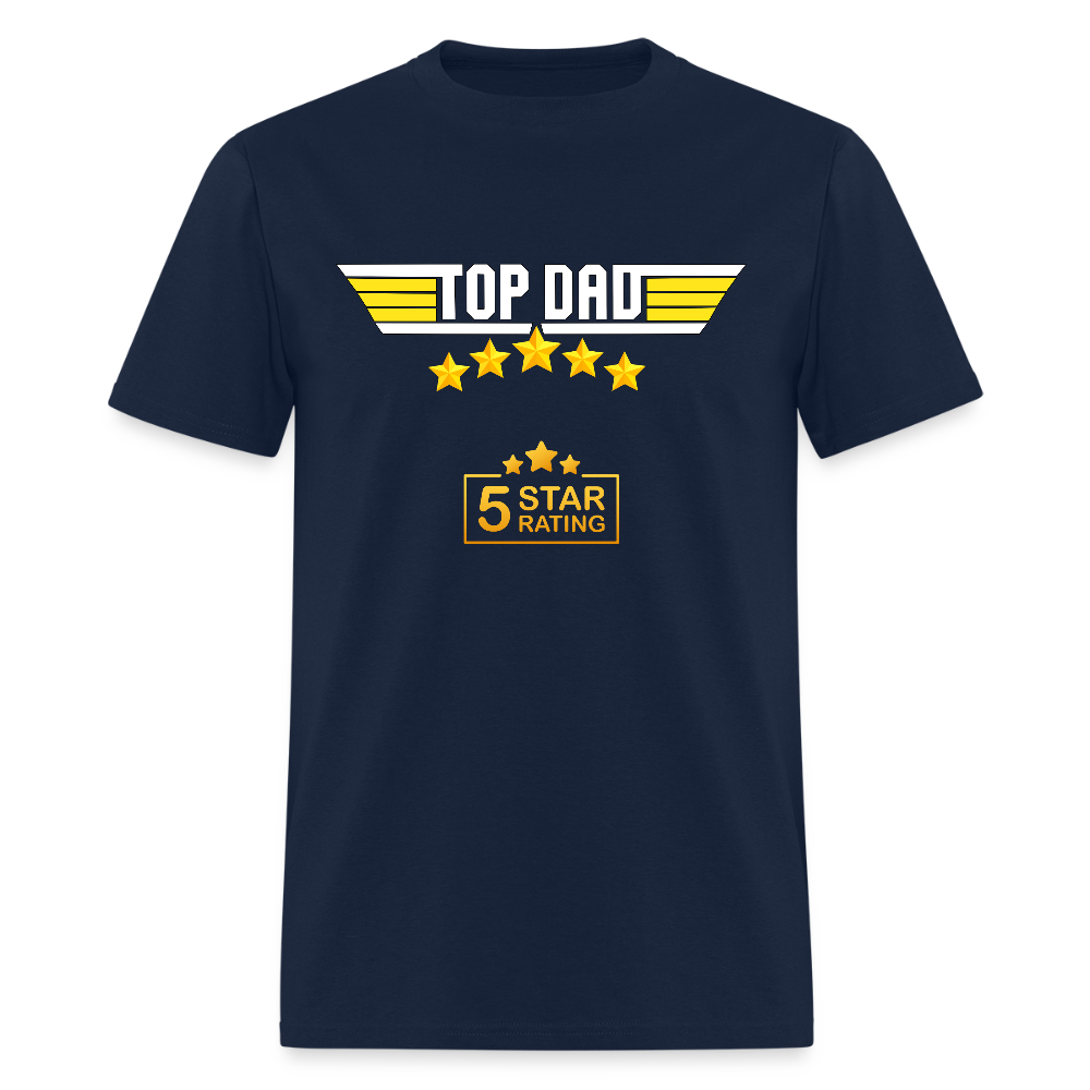 Gift For Dad, Fathers Day Gift, Top Dad Shirt, Top Dad T-Shirt, Funny Dad Shirt, Gift For Husband, Best Dad Shirt, Fathers Day Gift Idea - navy