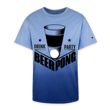 Beer Drinking, Beer Pong, Drinking Party, Beer Party, Champion Dip Dye T-shirt - royal ombre