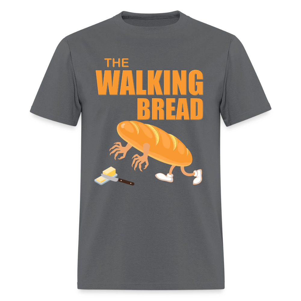 The Walking Bread, Foodie Shirt, Foodie Gifts, Funny Food Shirt, Food Shirt, Gift For Foodie, Fruit Shirt - charcoal