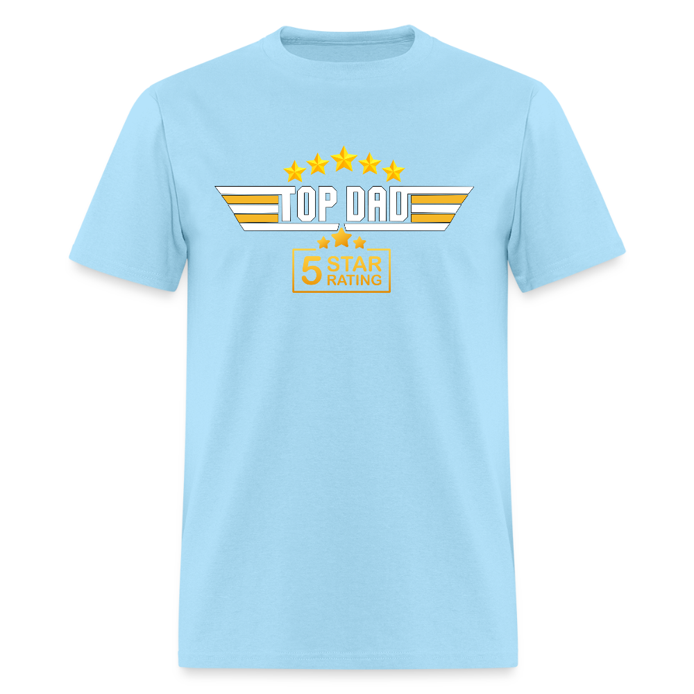 Gift For Husband, Gift For Dad, Fathers Day Gift, Top Dad Shirt, Top Dad T-Shirt, Funny Dad Shirt, Best Dad Shirt, Fathers Day Gift Idea - powder blue