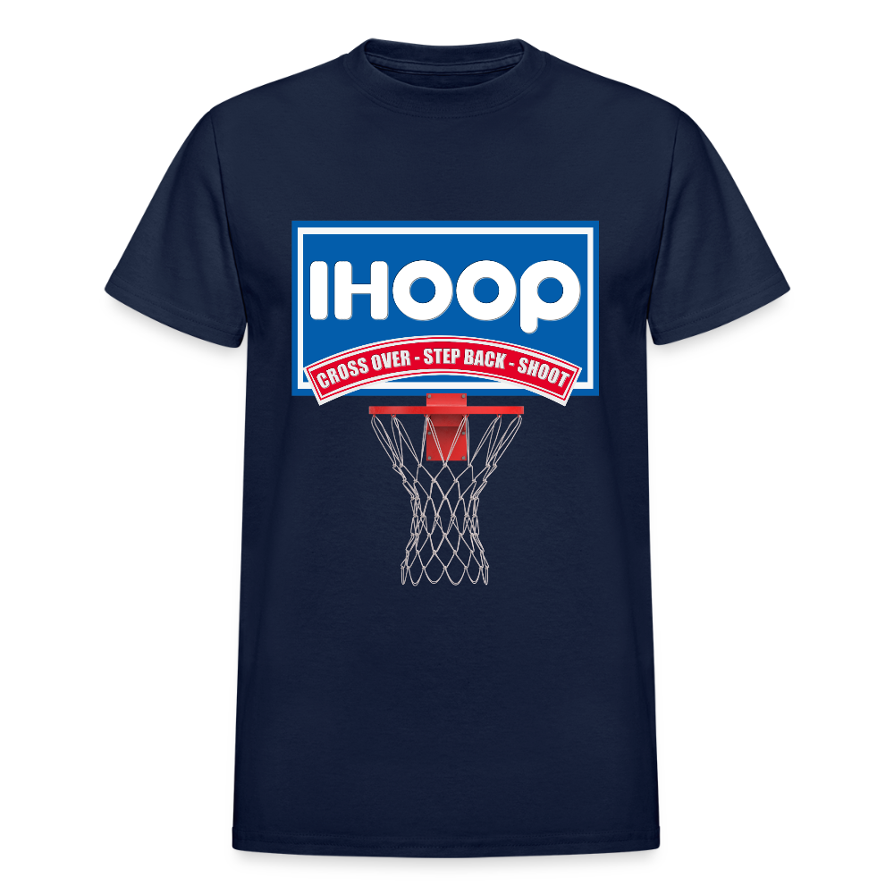 Basketball Shirt, Basketball Shirt SVG, IHOOP, Cross Over, Step Back, Shoot, Basketball Player, Basketball Mom, Basketball Dad, Basketball Clipart, Basketball PNG, IHO - navy