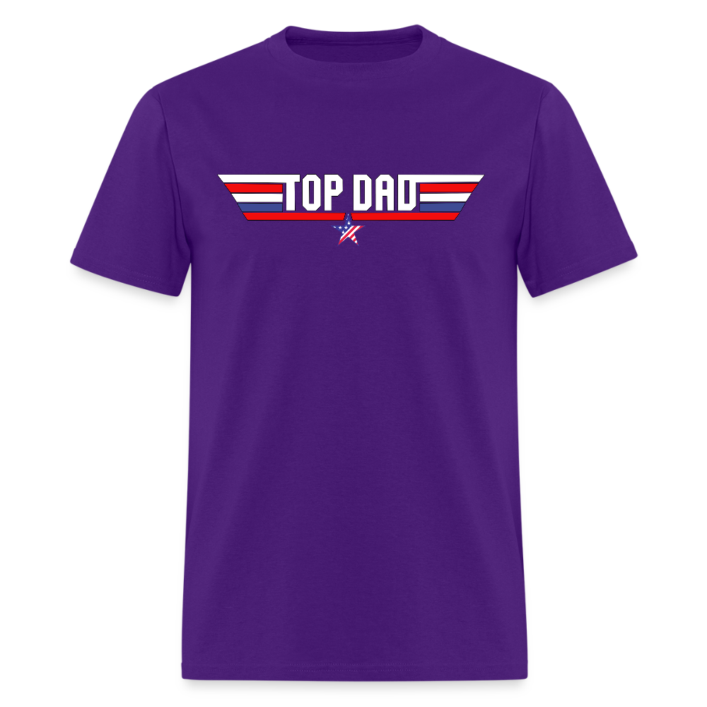 Fathers Day Gift, Top Dad Shirt, Top Dad T-Shirt, Gift For Dad, Funny Dad Shirt, Gift For Husband, Best Dad Shirt, Fathers Day Gift Idea - purple