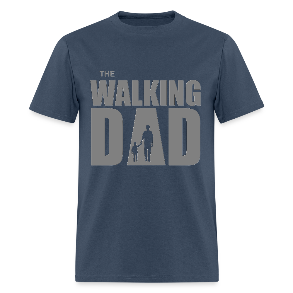 Father's Day Gift For Him The Walking Dad T Shirt New Dad To Be Funny Baby Shower Gift father day Dad Shirt Gift Funny Christmas Baby Gift -  blue dusk