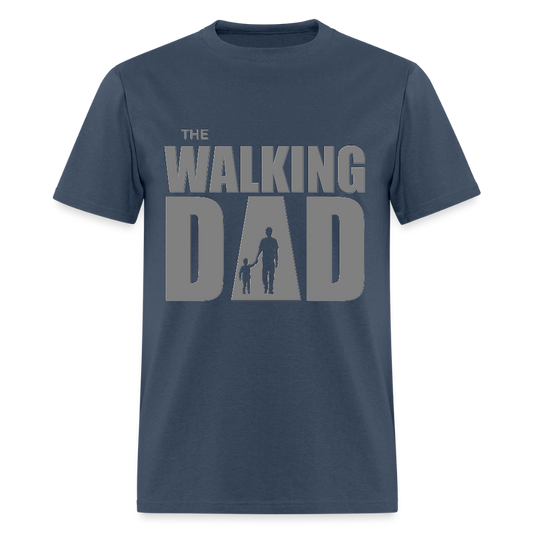 Father's Day Gift For Him The Walking Dad T Shirt New Dad To Be Funny Baby Shower Gift father day Dad Shirt Gift Funny Christmas Baby Gift -  blue dusk