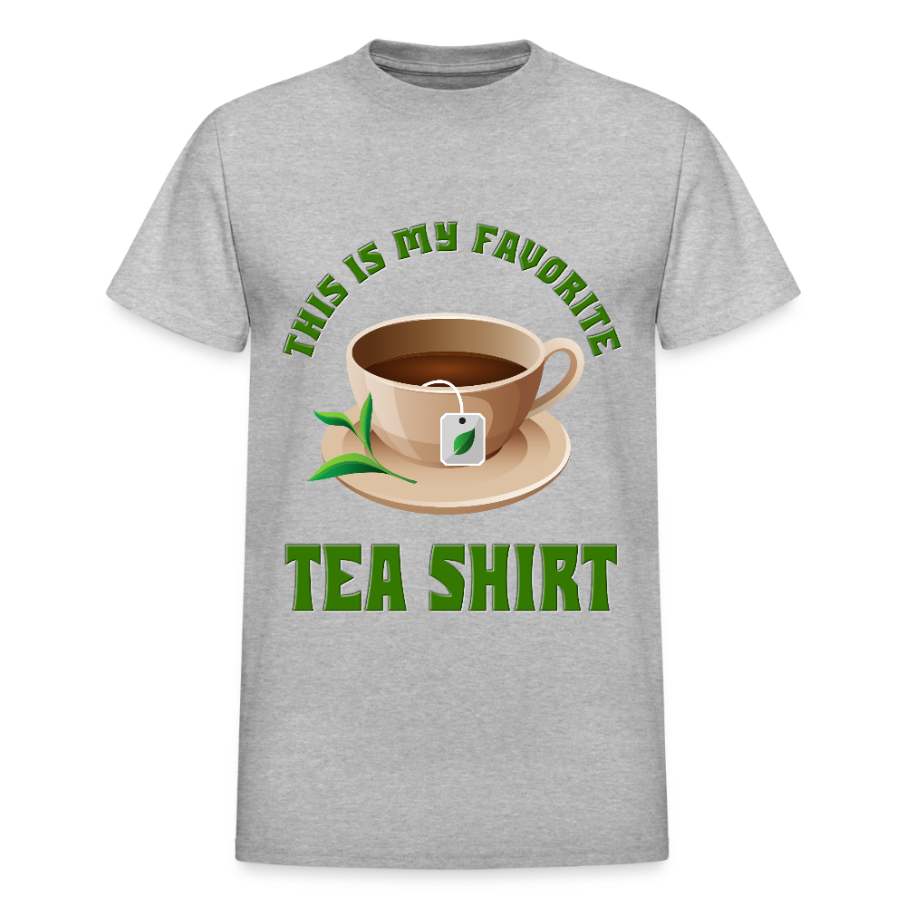 This Is My Favorite Tea Shirt, Funny Tea Shirt, Tea T-Shirt, Adult Humor Shirt, Hilarious, Sarcastic Shirt, Funny Shirt, Tea, Tea bag, Herbal Tea Shirt, Herbal Tea Tee - heather gray