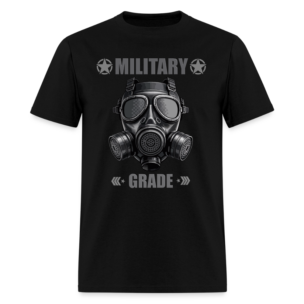 Military Grade Shirt, Gas Mask Shirt, Military Mask Shirt, Gas Gas Gas Shirt, Military Shirt, Riot Shirt, Funny Military Tee, Military Saying, Military Phrase, Military Lover Gift, Military Lover, Veteran Gift - black