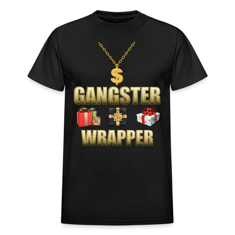 Funny Christmas Shirt, Gangster Wrapper Shirt, Gangsta Wrapper T-Shirt, Gangsta Wrapper Tshirt, Gangsta Wrapper Shirt, Funny Christmas Shirt, Wrapping Shirt - black