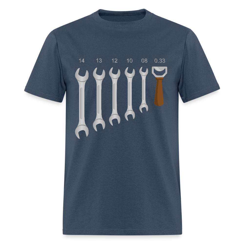 Mechanic Shirt, Wrench Shirt, Handyman Gift, Sarcastic Shirt, Tools Shirt, Dad Gift, Engineer Gift, Car Shirt, Bottle Opener Shirt, Gifts For Him, -  blue dusk