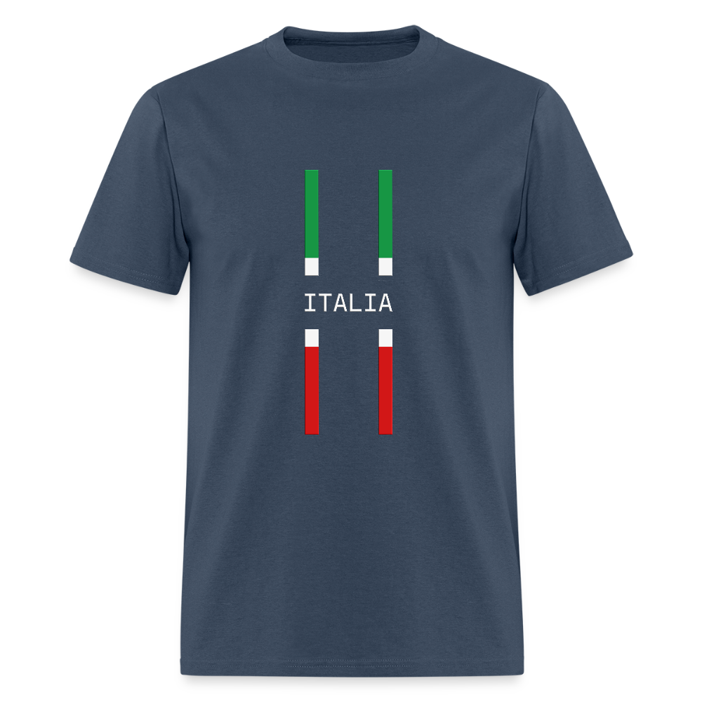 Italy Flag Shirt, Italia T-Shirt, Italian Flag shirt, Italian Gift Idea, Italy T-shirt, Great Gift for Dad, Birthday Gift idea, Father Day Gift, Mothers Day Gift, Gift For Him, Gift For Her, Italy Gift Idea -  blue dusk