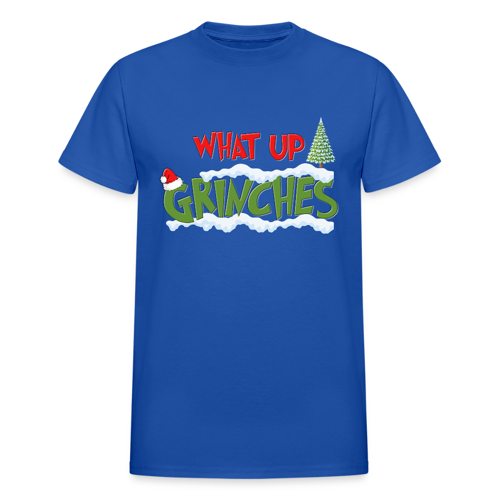 Christmas Gifts, What Up Grinches Shirt, Holiday Party, Funny Christmas Shirt, Family Christmas Shirts, Funny Holiday - royal blue