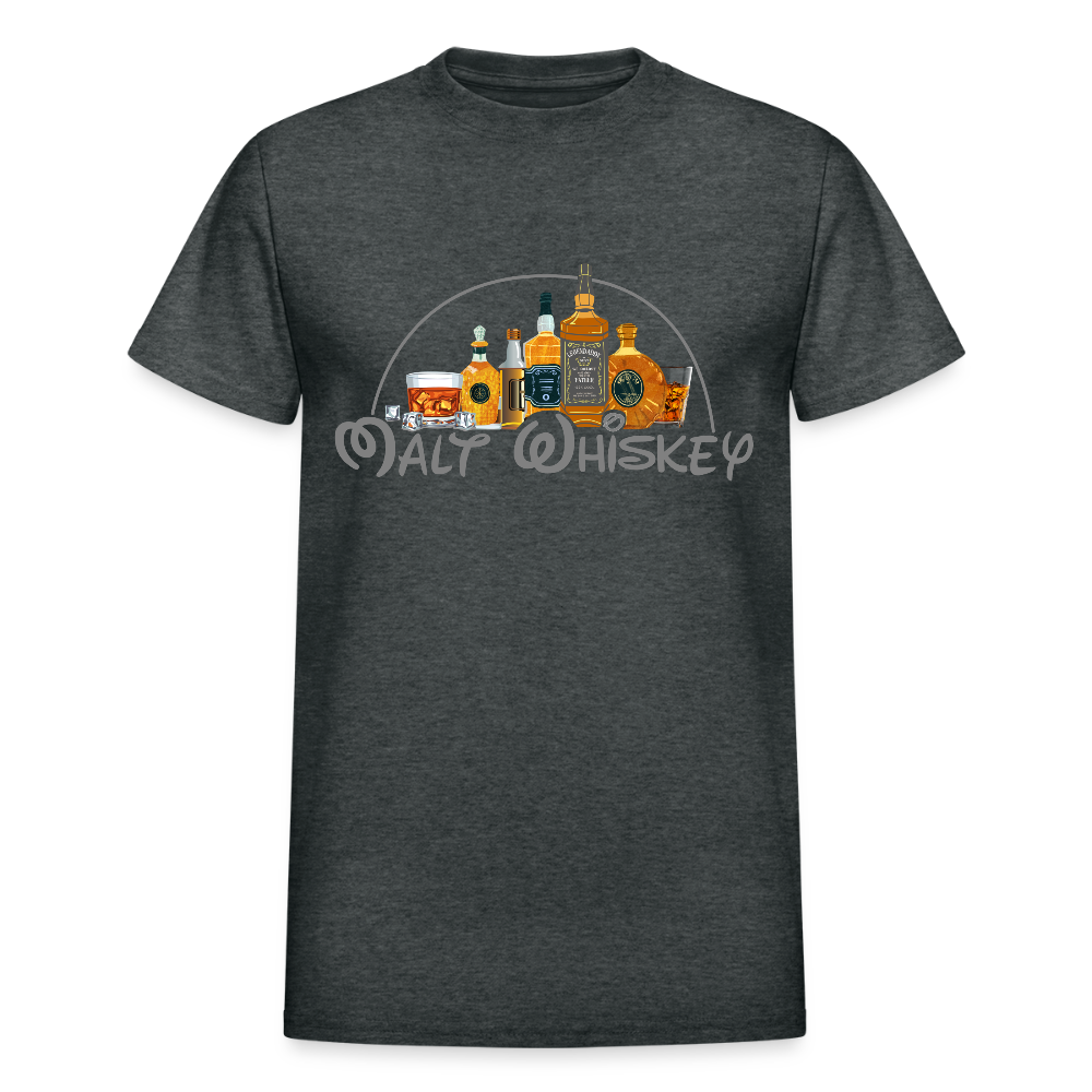 Funny Dad Shirt, Malt Whiskey Shirt, Whiskey Dad Shirt, Disney Alcohol Bar Shirt, Birthday Gift For Him Her, Fathers Day Gifts - deep heather