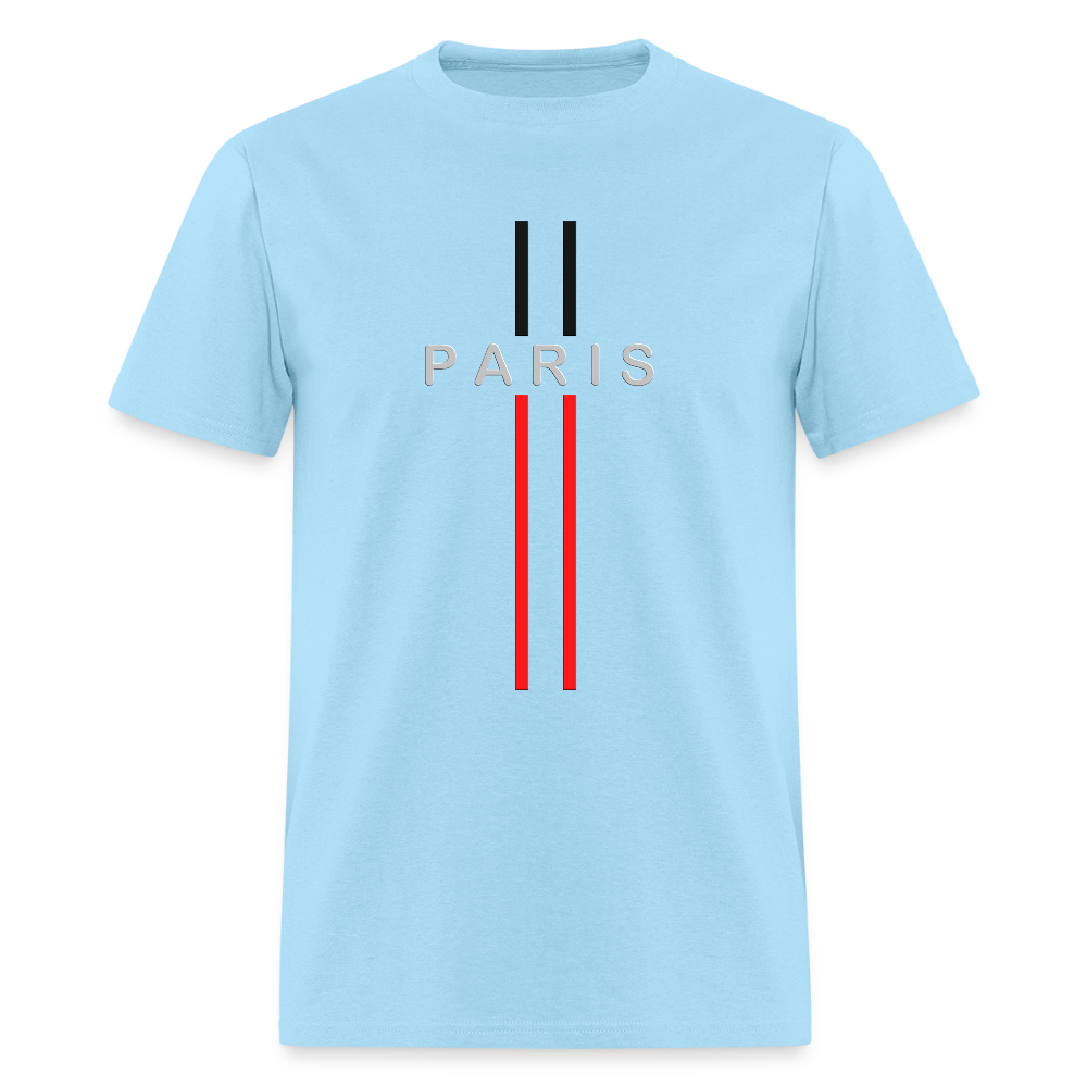 Paris T-shirt, Paris Flag Shirt, Paris Flag T-Shirt, France Flag, Paris souvenir, Paris gift, Paris Unisex t-shirt, Paris Style Shirt, France Shirt, France t-shirt, Eiffel Tower shirt - powder blue