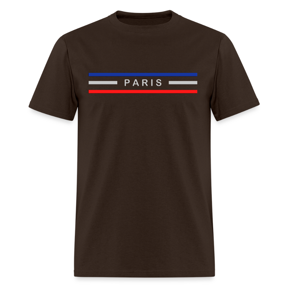 Paris Gift, Paris T-shirt, Paris Flag Shirt, Paris Flag T-Shirt, France Flag, Paris souvenir, Paris gift, Paris Unisex t-shirt, Paris Style Shirt, France Shirt, France t-shirt, Eiffel Tower shirt - brown
