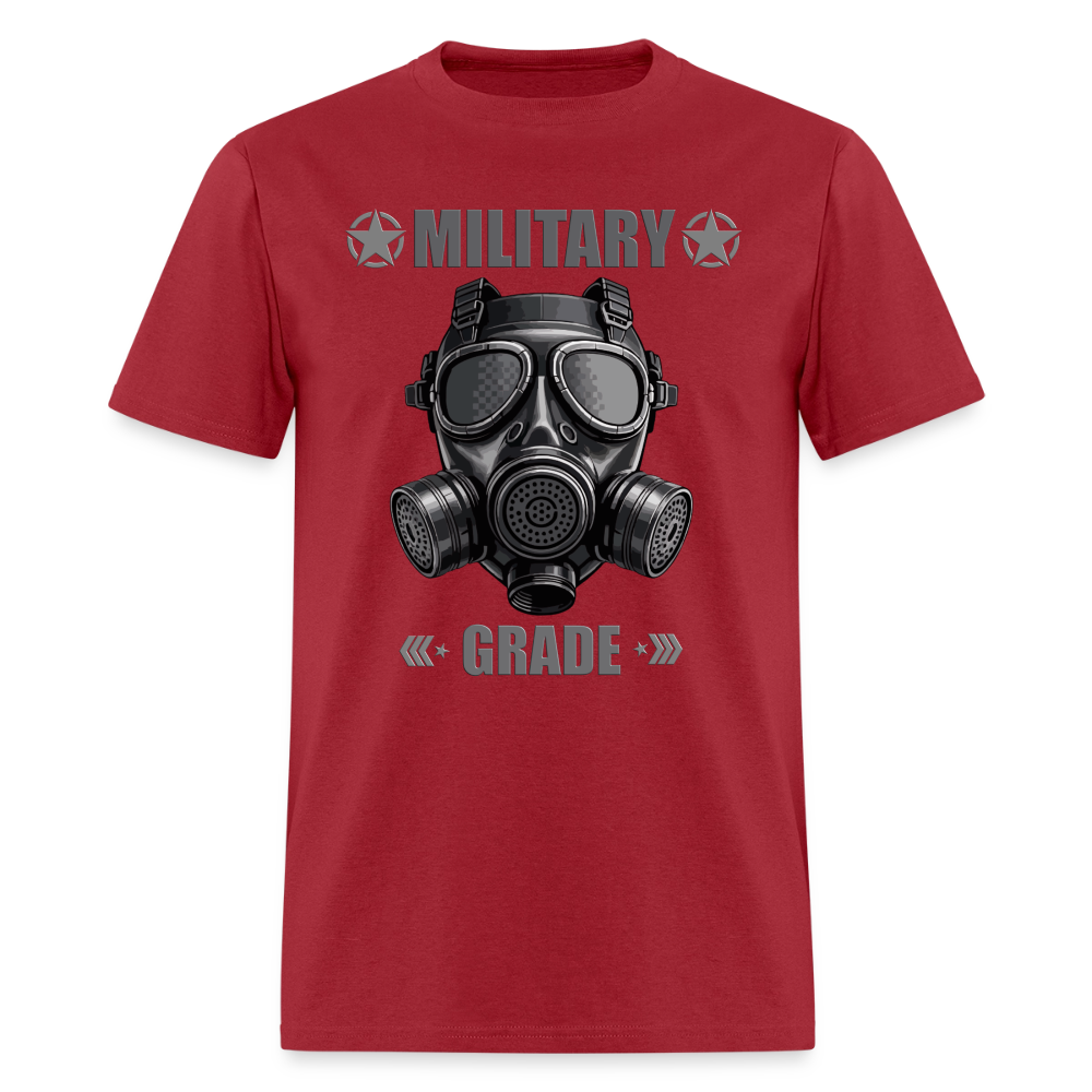 Military Grade Shirt, Gas Mask Shirt, Military Mask Shirt, Gas Gas Gas Shirt, Military Shirt, Riot Shirt, Funny Military Tee, Military Saying, Military Phrase, Military Lover Gift, Military Lover, Veteran Gift - true red