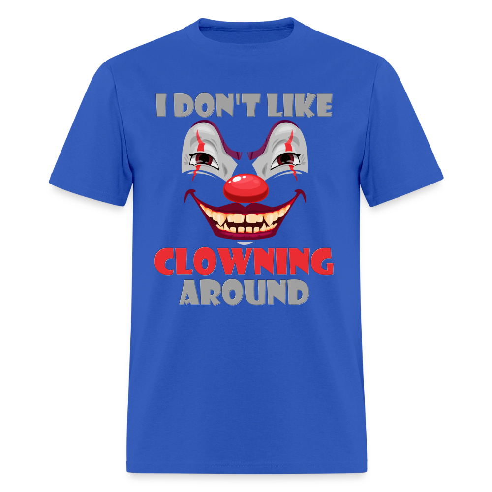 Art The Clown, Scary, Spooky, I Don't Like Clowning Around, Halloween Horror, Massacre, Clown, Party, Balloons - royal blue
