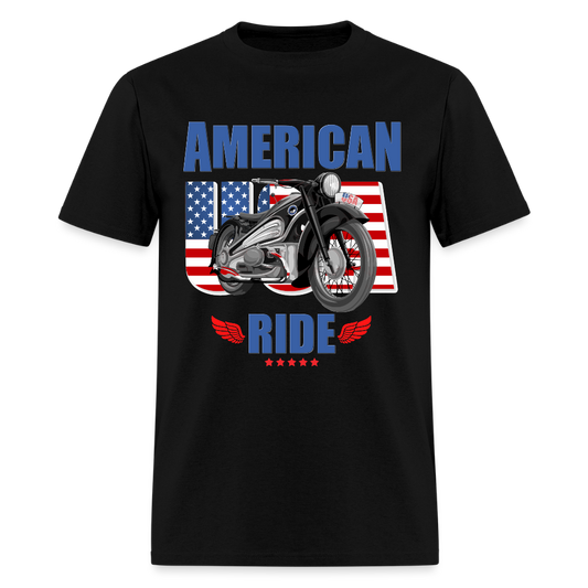 American Ride Shirt, Motorcycle Shirt, Biker Shirt, Motorcycle Gift, Motorcycle Tshirt, Motorcycle Shirts, Motorcycle T Shirt, Biker Shirts - black