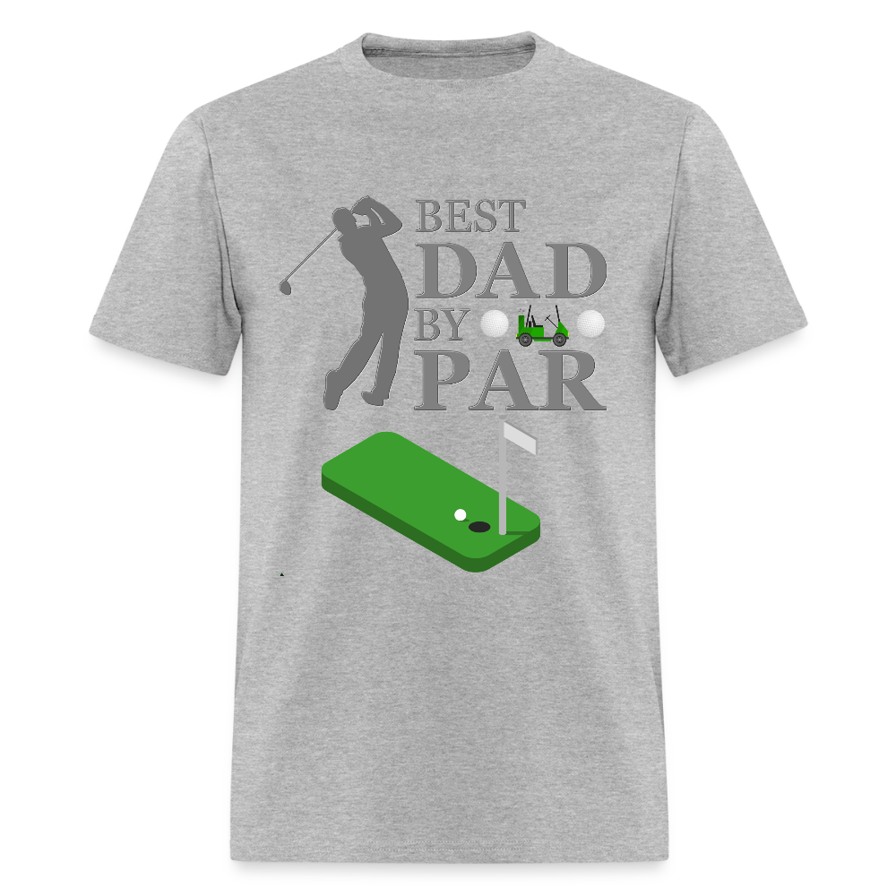 Best Dad By, Par Golfer Dad, Worlds Best Golf, Golfer, Golf, Golf Dad Birthday, Golf Dad Gifts, Golf Dad Shirt, Golf Dad Present, - heather gray